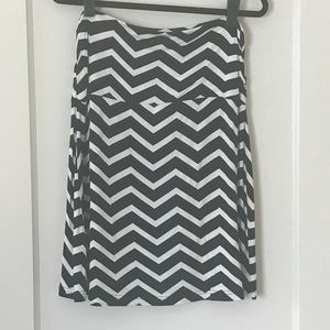 Yala chevron skirt